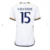 Real Madrid Federico Valverde #15 Hemmatröja Kvinnor 2023-24 Korta ärmar